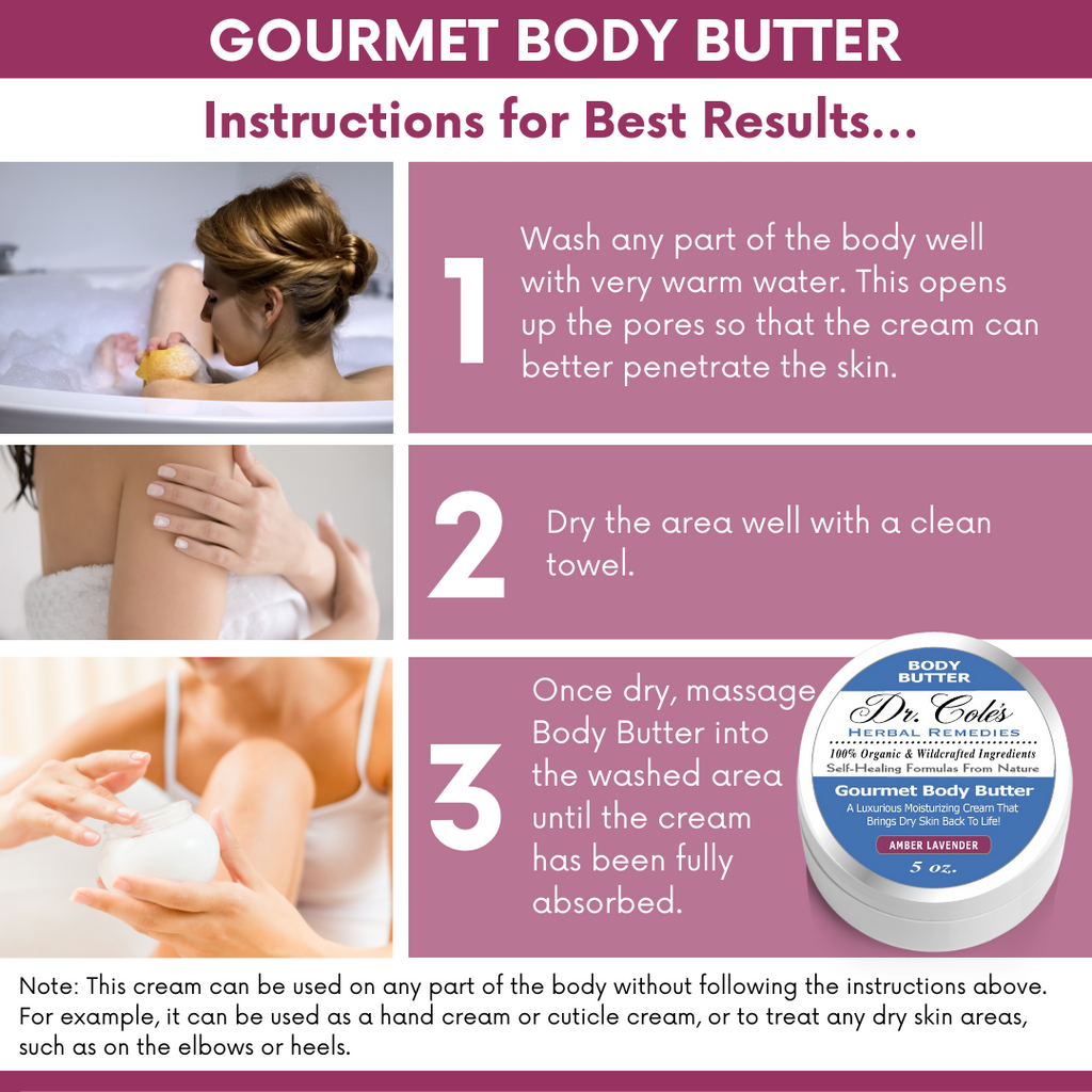 Dr. Cole's Gourmet Body Butter - AMBER LAVENDER-4