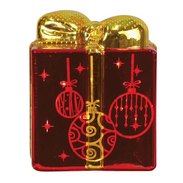 Lit Ornamental Glass Gift Box-2