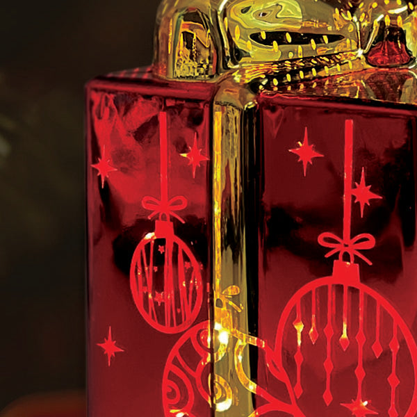Lit Ornamental Glass Gift Box-3