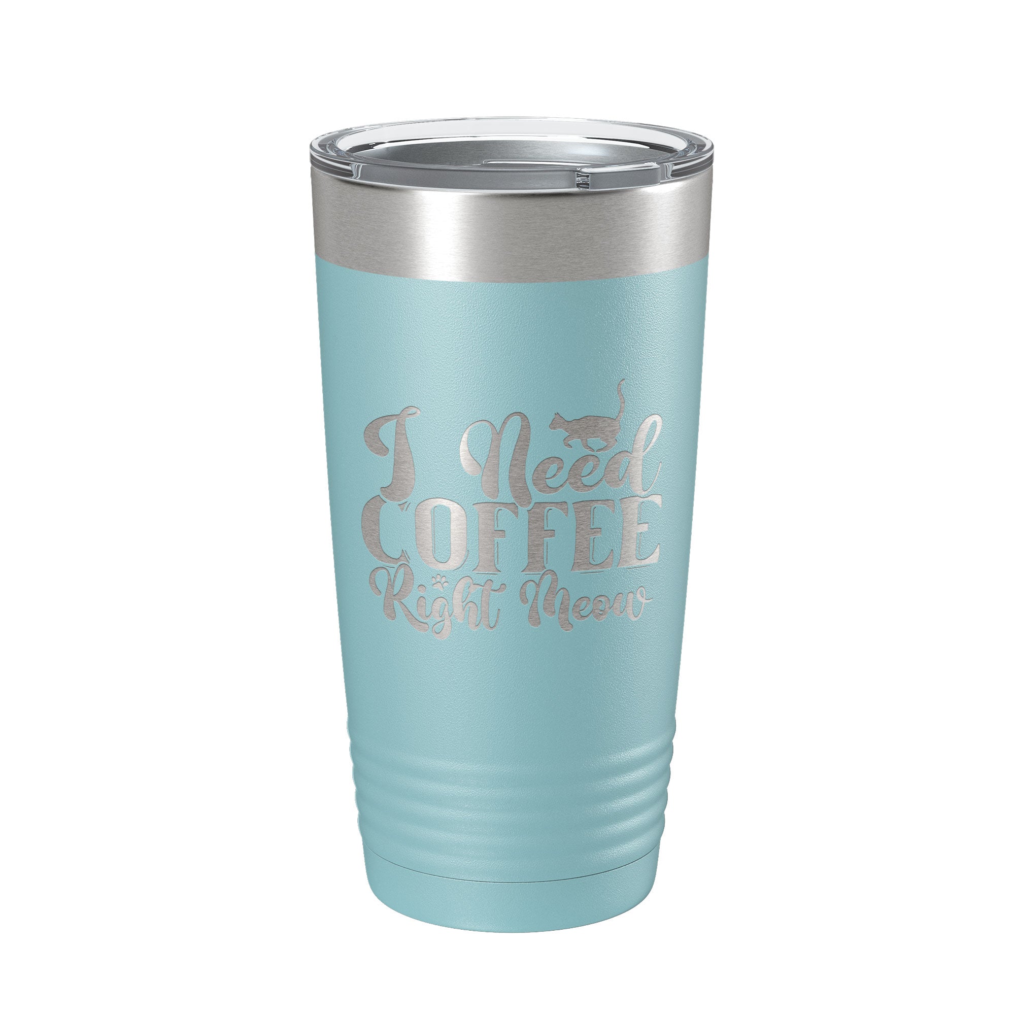 I Need Coffee Right Meow Tumbler Travel Mug Funny Cat Lover Gift Insulated Laser Engraved Coffee Cup 20 oz-13