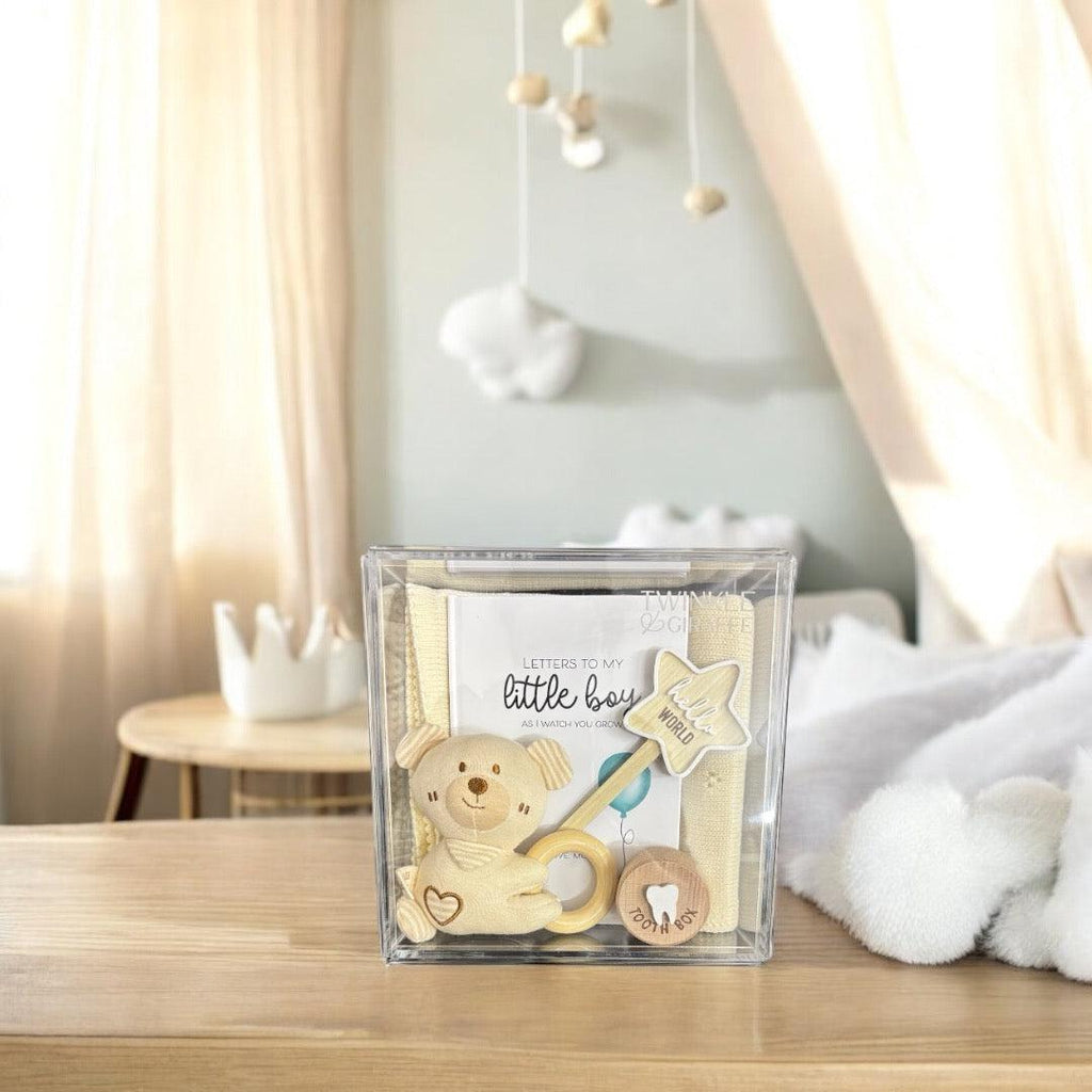 Baby Boy Acrylic Gift Box