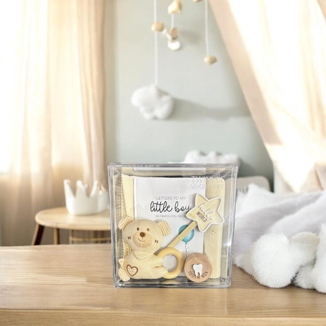 Baby Boy Acrylic Gift Box