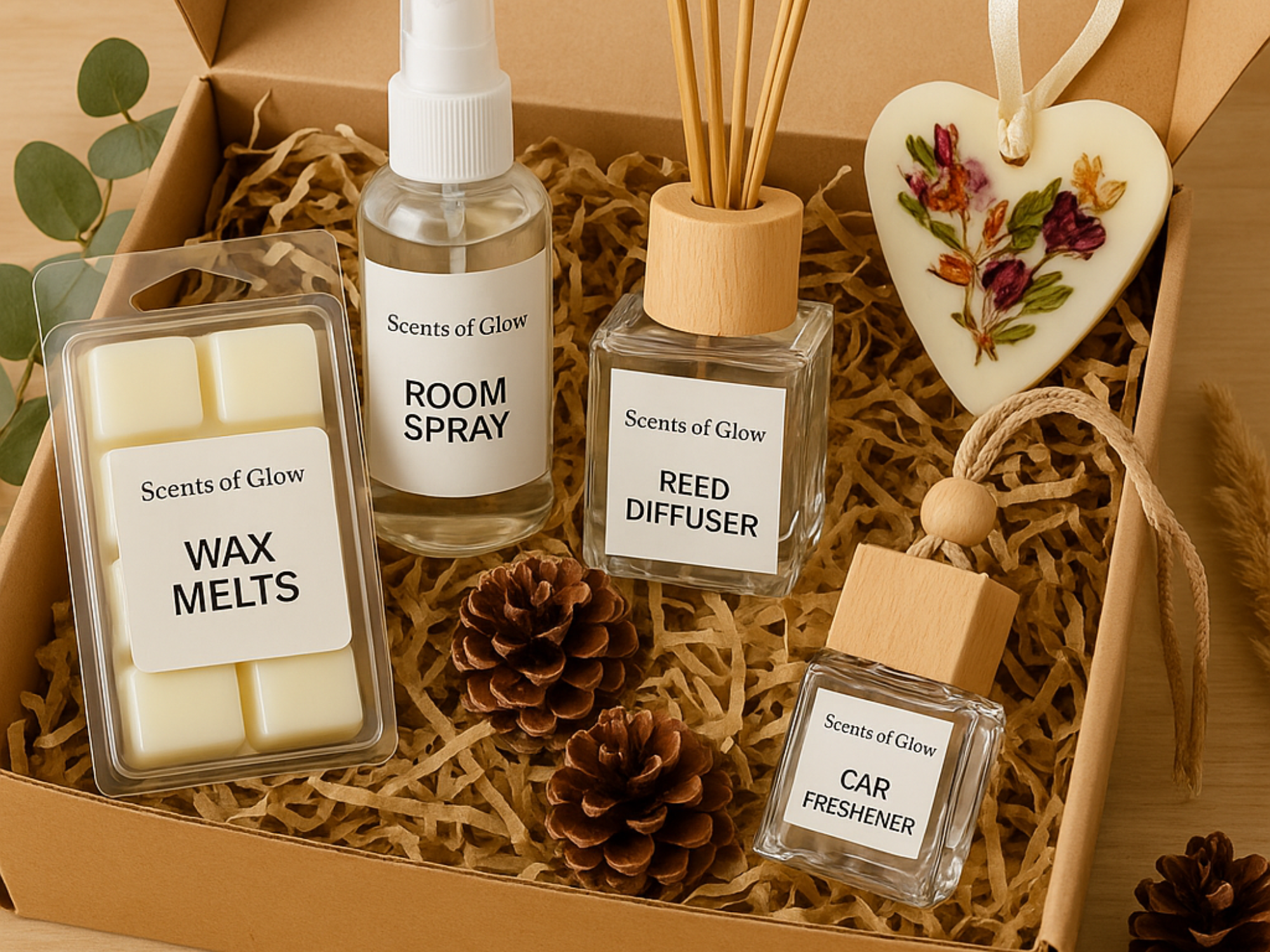 Build Your Own Cozy & Earthy Gigt Box | Custom Fragrance Gift-0