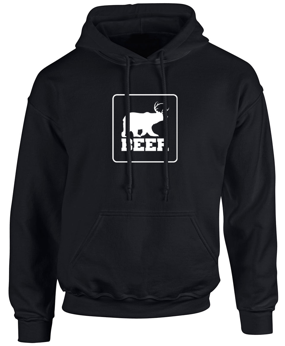 Bear + Deer = Beer Men's Hoodie-0