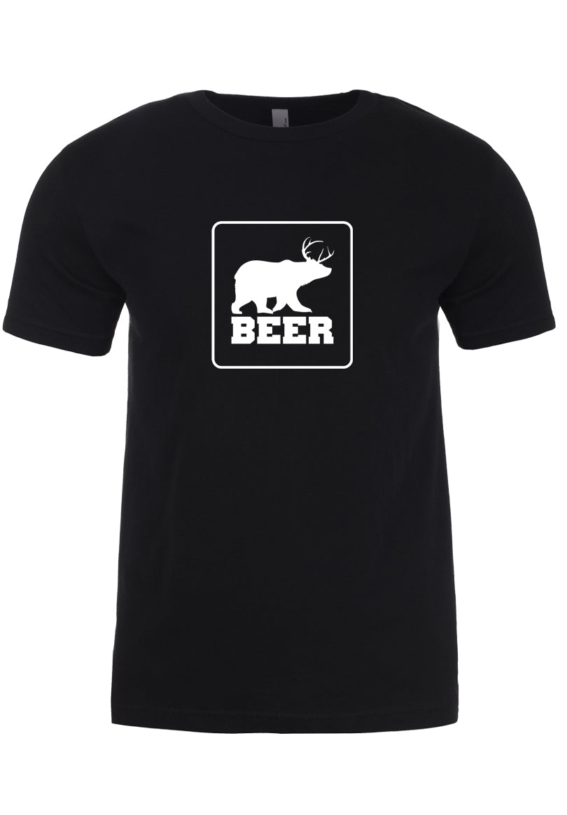 Bear + Deer = Beer Men's T-Shirt-1