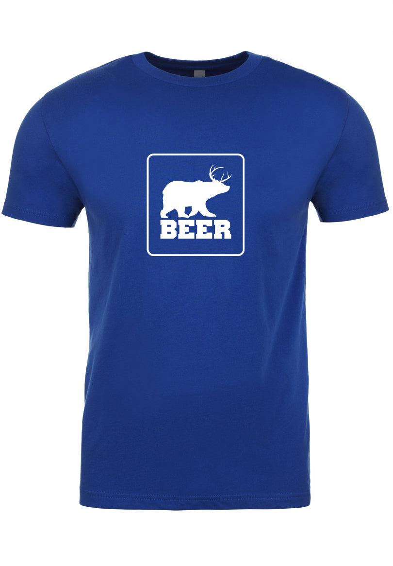 Bear + Deer = Beer Men's T-Shirt-0