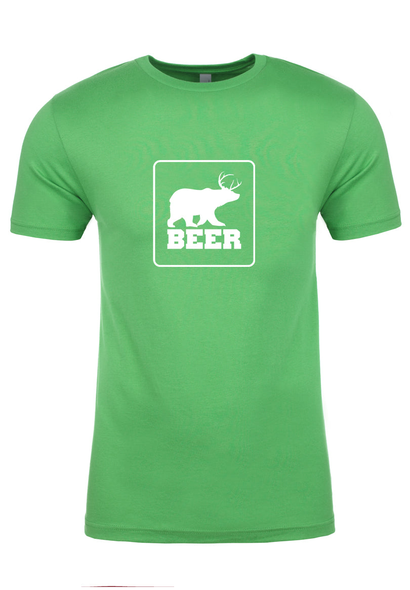 Bear + Deer = Beer Men's T-Shirt-2