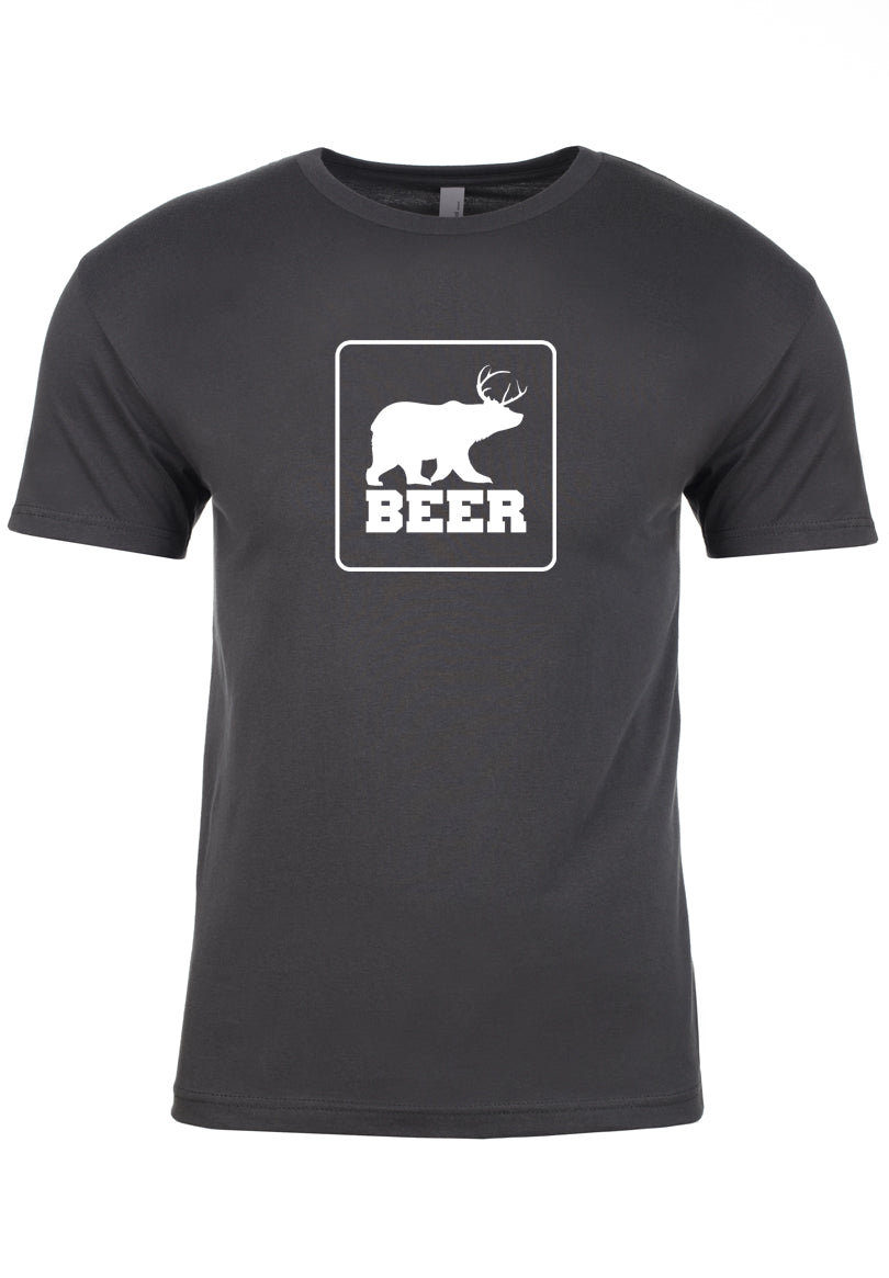Bear + Deer = Beer Men's T-Shirt-3