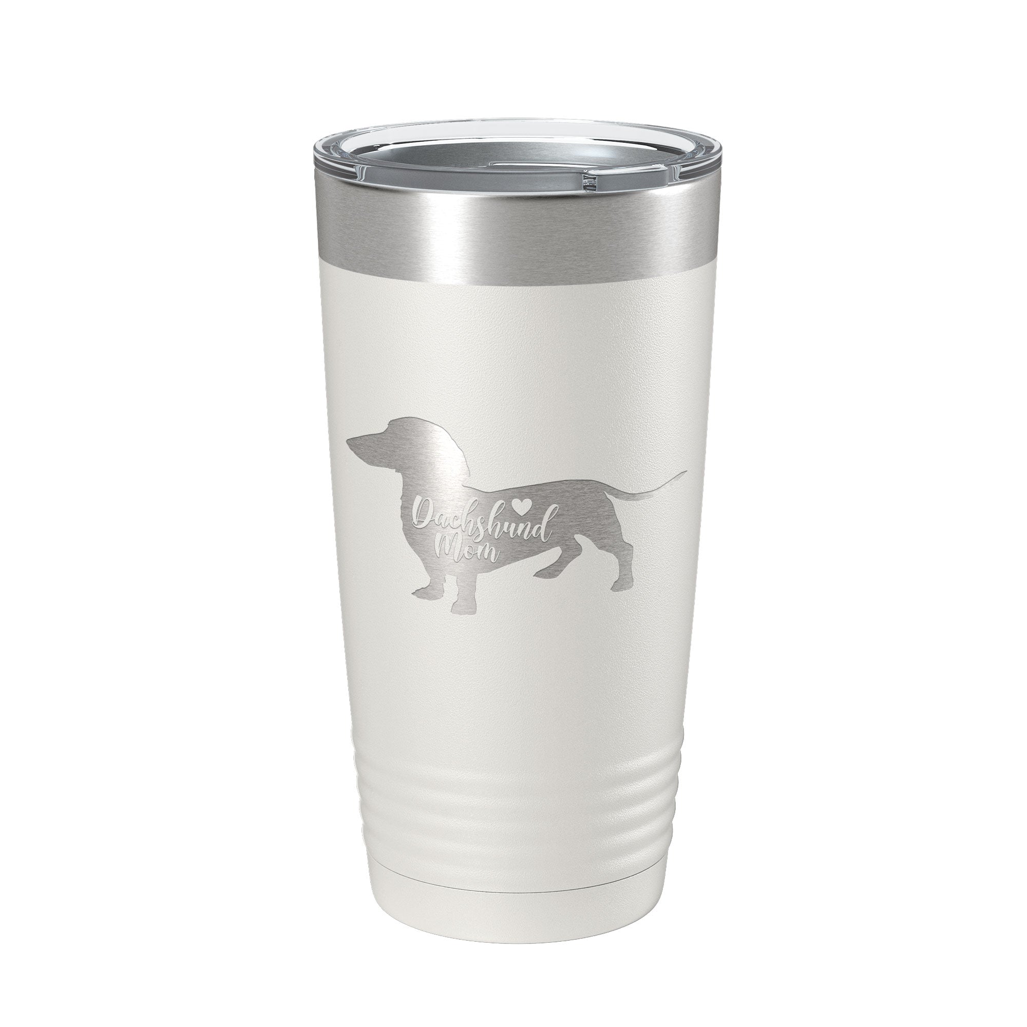 Dachshund Mom Tumbler Dog Travel Mug Gift Insulated Laser Engraved Coffee Cup 20 oz-7